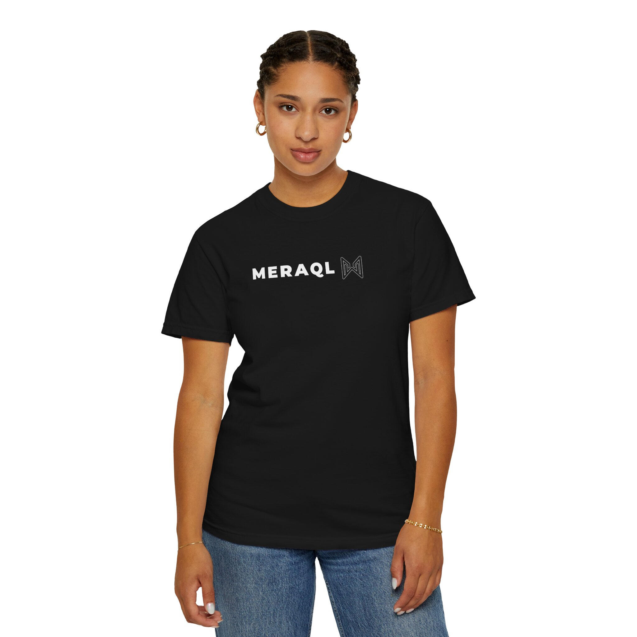 MERAQL Essential Logo Tee MERAQL Essential Logo T-shirt with horizontal icon and wordmark