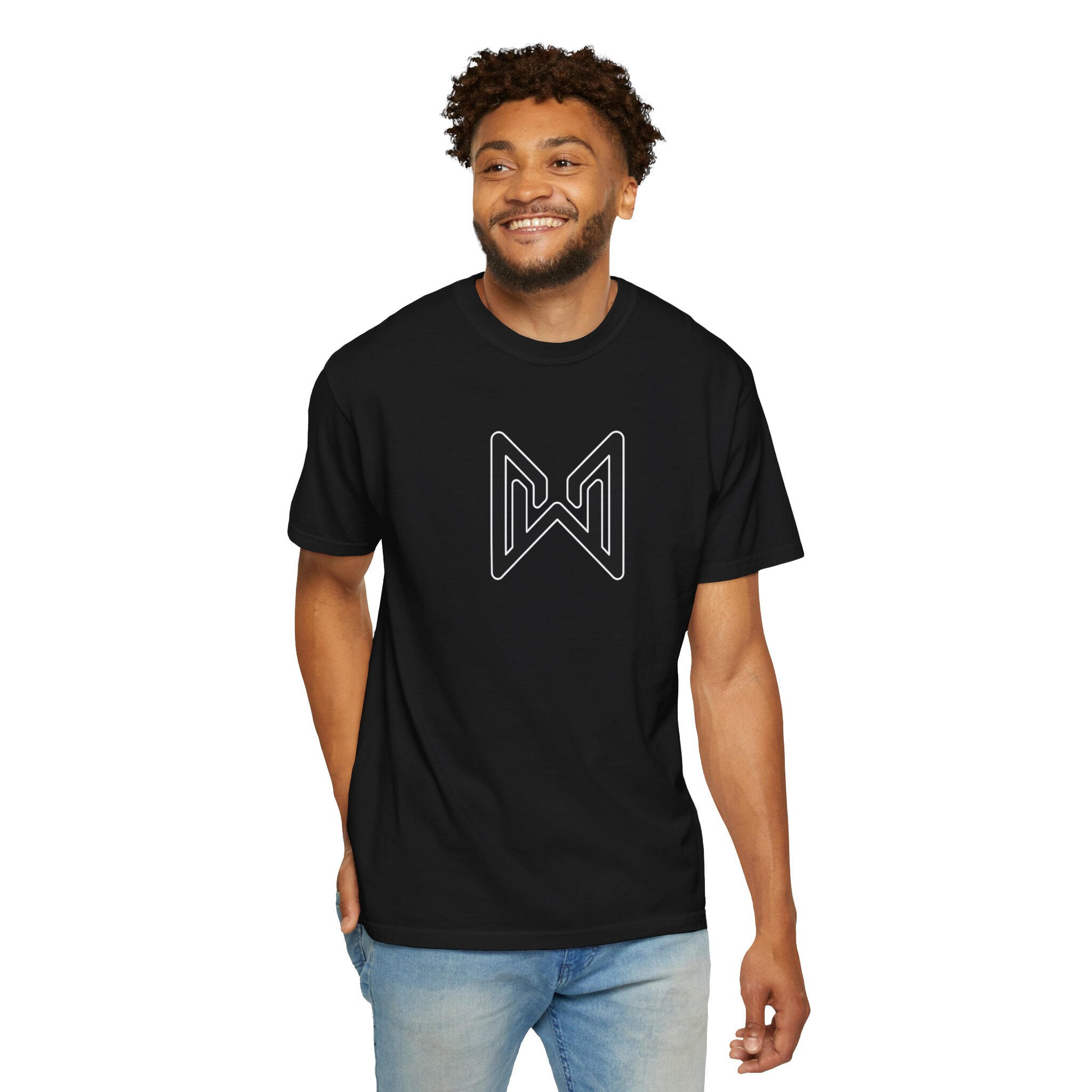 MERAQL Icon Tee – Black Logo MERAQL T-shirt with black icon logo and no text