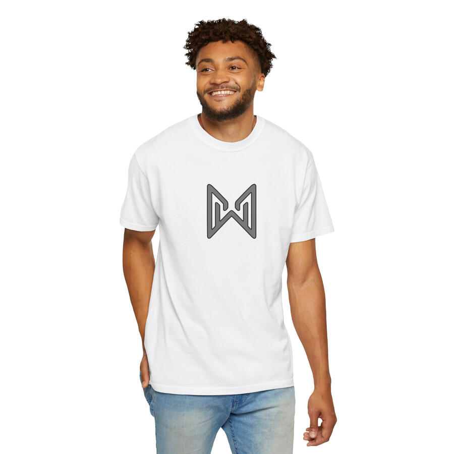 MERAQL Icon Tee – Gray Logo MERAQL T-shirt with gray icon logo and no text