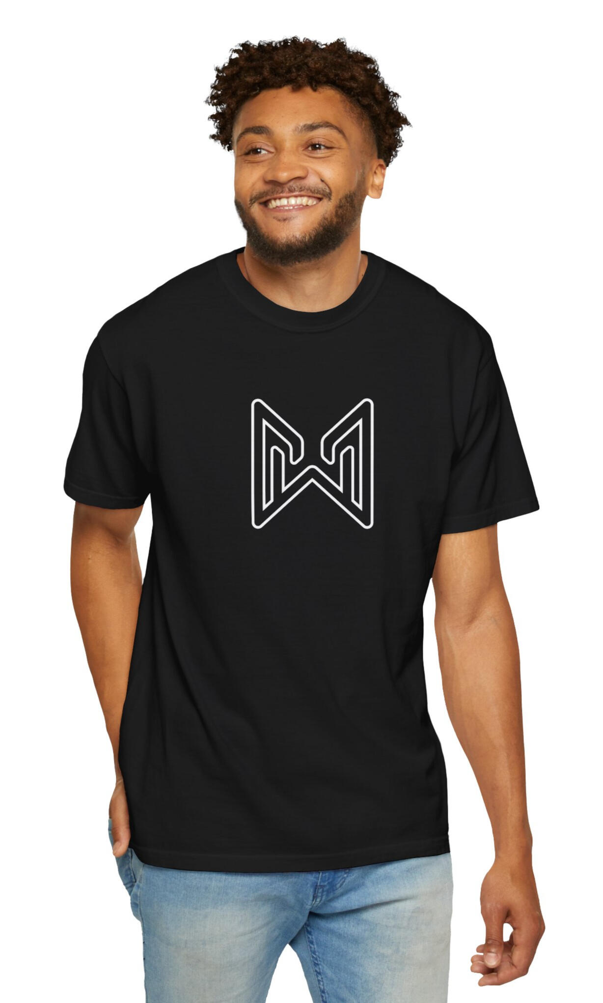 Camiseta MERAQL de Contorno MERAQL T-shirt with outline icon logo and no text